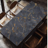 Прямокутна скатертина для кухні та їдальні на замовлення " Black marble with gold", 60*90 см Прямокутна скатертина для кухні та їдальні на замовлення " Black marble with gold", 60*90 см